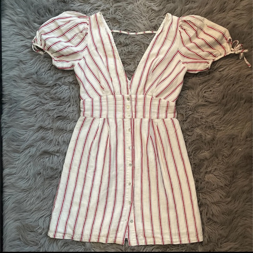Spring striped dress